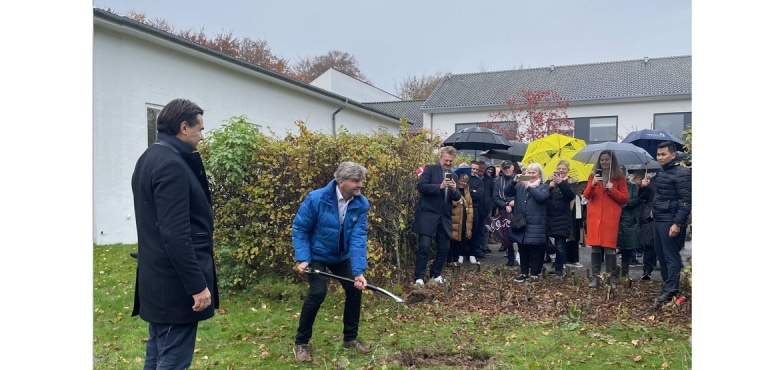 FØRSTE SPADESTIK TIL KONGEPARKEN