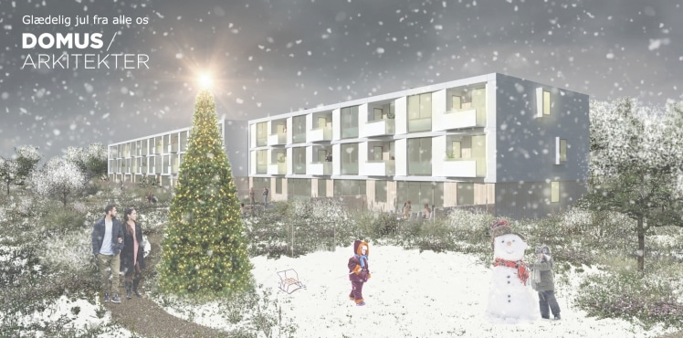 GLÆDELIG JUL FRA OS ALLE HOS DOMUS ARKITEKTER